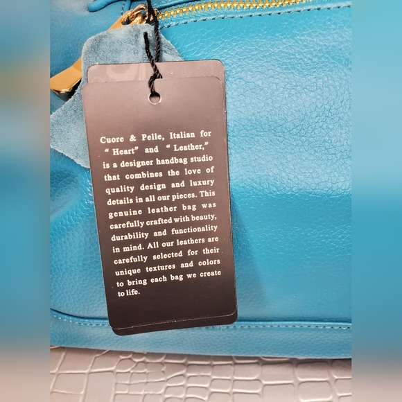 Cuore & Pelle Amelia Bag 100% Leather - Picture 8 of 10